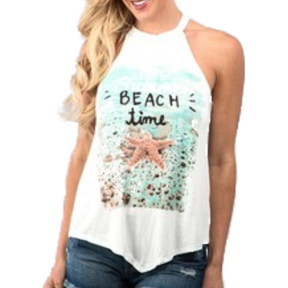 Beach Time Tank 🏖 - Picture 2 of 3